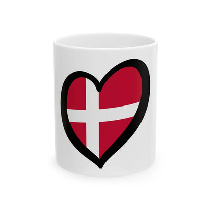 EuroDinamarca (Denmark) White Coffee Mug 11oz - Go Mug Yourself