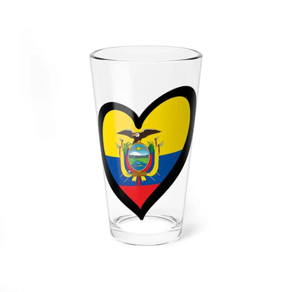EuroEcuador (Ecuador) Pint Glass 16oz 16oz - Go Mug Yourself
