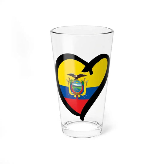 EuroEcuadorAnterior (Ecuador) Pint Glass 16oz 16oz - Go Mug Yourself