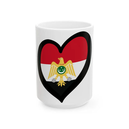 EuroEgipto 1952-1958 (Egypt) White Coffee Mug 15oz - Go Mug Yourself
