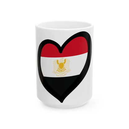 EuroEgipto 1972-1984 (Egypt) White Coffee Mug 15oz - Go Mug Yourself