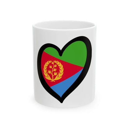 EuroEritrea (Eritrea) White Coffee Mug 11oz - Go Mug Yourself