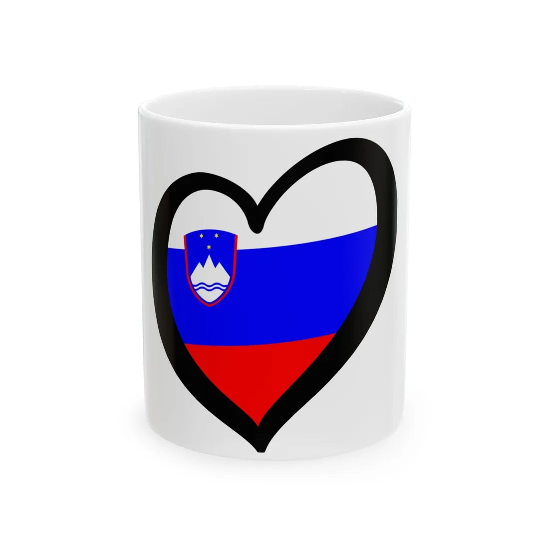 EuroEslovenia (Slovenia) White Coffee Mug 11oz - Go Mug Yourself