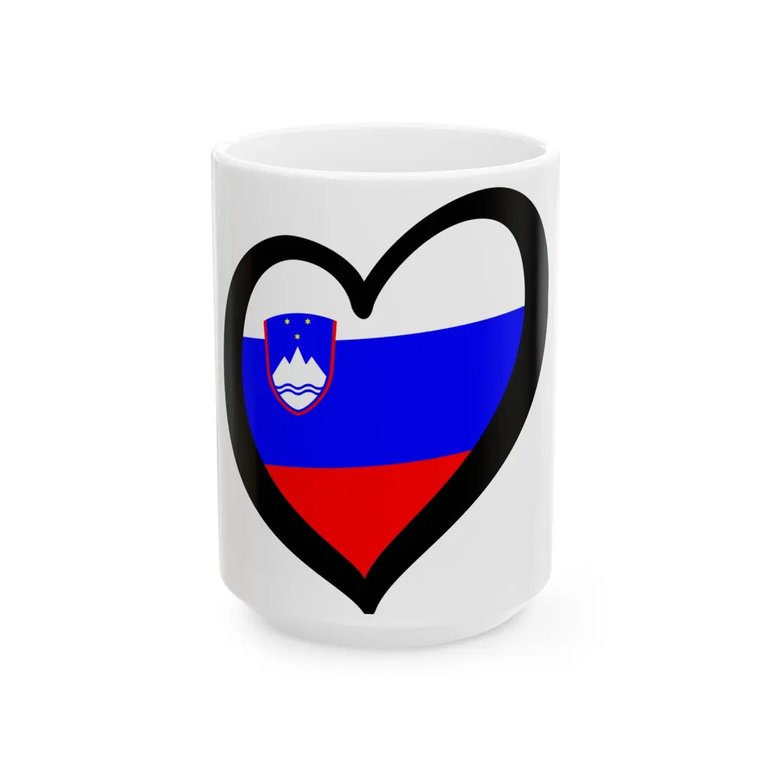 EuroEslovenia (Slovenia) White Coffee Mug 15oz - Go Mug Yourself