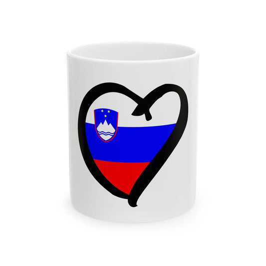 EuroEsloveniaAnterior (Slovenia) White Coffee Mug 11oz - Go Mug Yourself