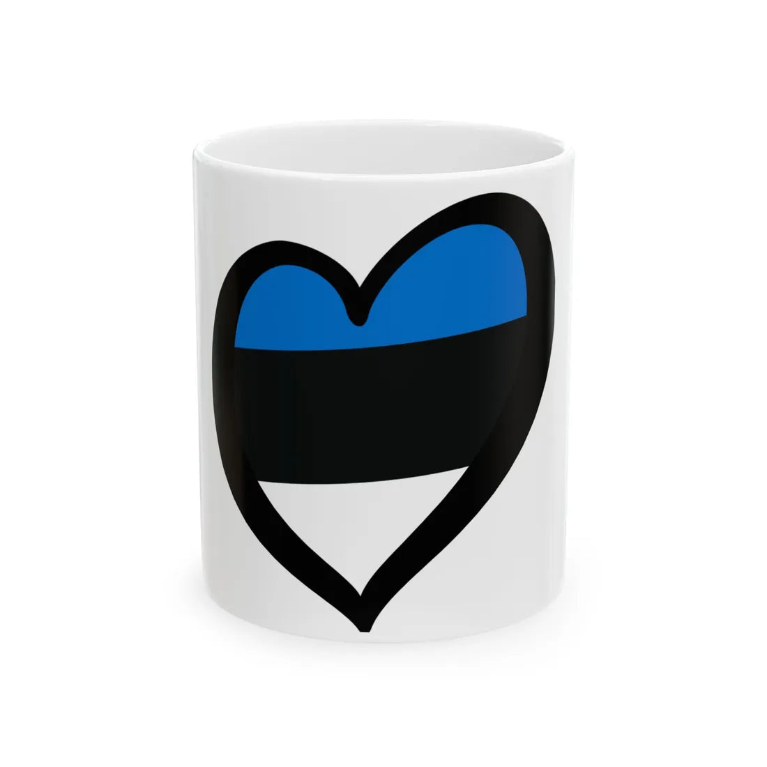 EuroEstonia (Estonia) White Coffee Mug 11oz - Go Mug Yourself