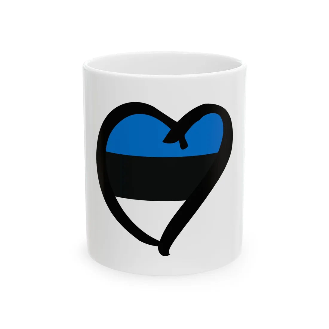 EuroEstoniaAnterior (Estonia) White Coffee Mug 11oz - Go Mug Yourself