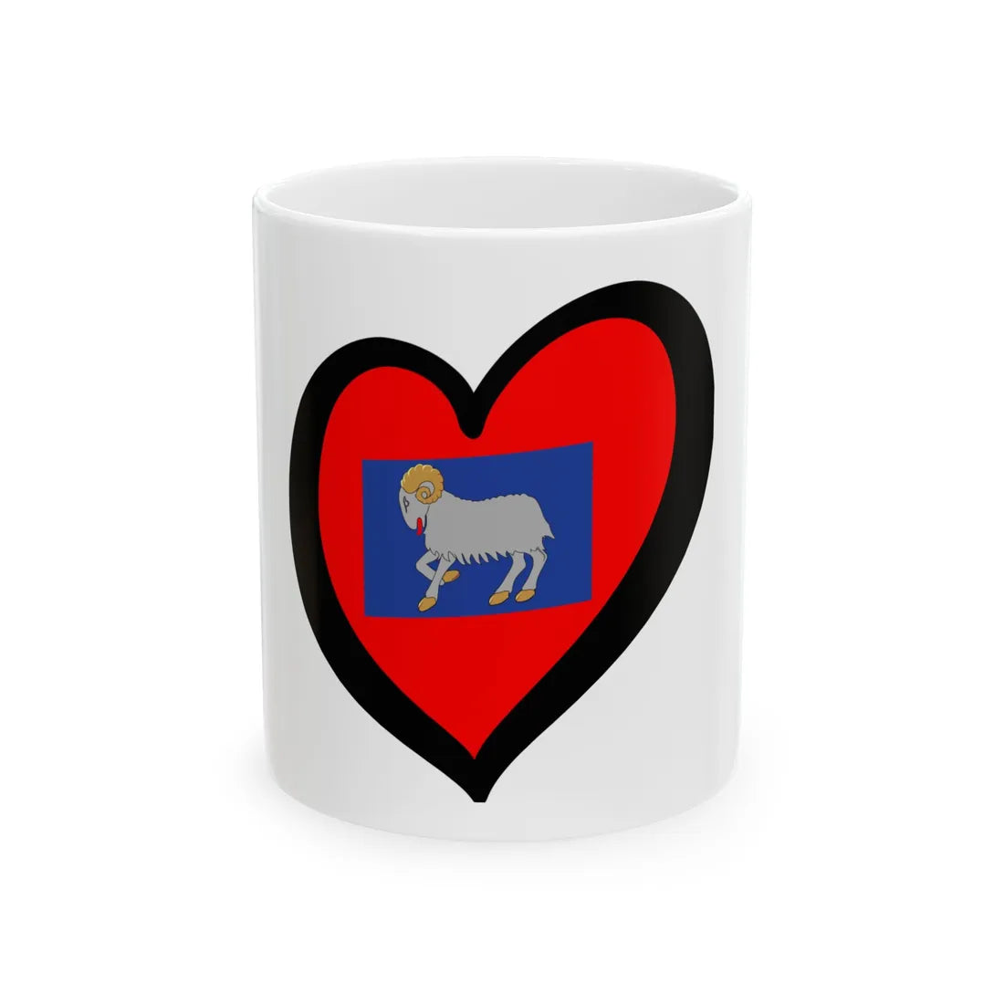 EuroFaroe19thcentury (Denmark) White Coffee Mug 11oz - Go Mug Yourself