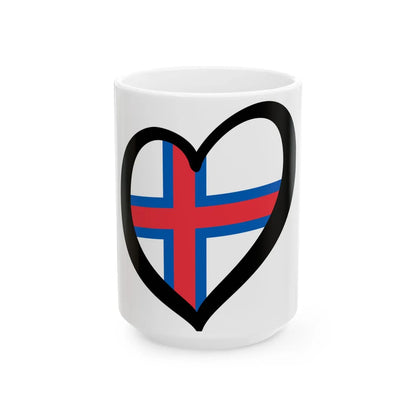 EuroFeroe (Denmark) White Coffee Mug 15oz - Go Mug Yourself