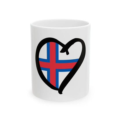 EuroFeroeAnterior (Denmark) White Coffee Mug 11oz - Go Mug Yourself