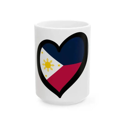 EuroFilipinas 1936-1985 1986-1998 (Philippines) White Coffee Mug 15oz - Go Mug Yourself