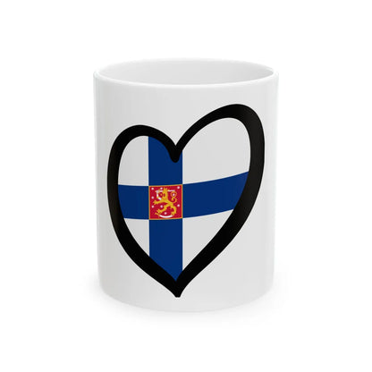 EuroFinlandia state (Finland) White Coffee Mug 11oz - Go Mug Yourself