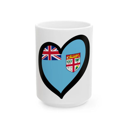 EuroFiyi (Fiji) White Coffee Mug 15oz - Go Mug Yourself