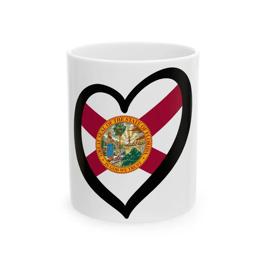 EuroFlorida (United States) White Coffee Mug 11oz - Go Mug Yourself