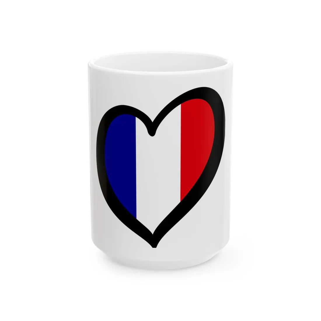 EuroFranciaLighter (France) White Coffee Mug 15oz - Go Mug Yourself