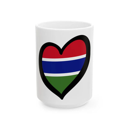 EuroGambia (Gambia) White Coffee Mug 15oz - Go Mug Yourself