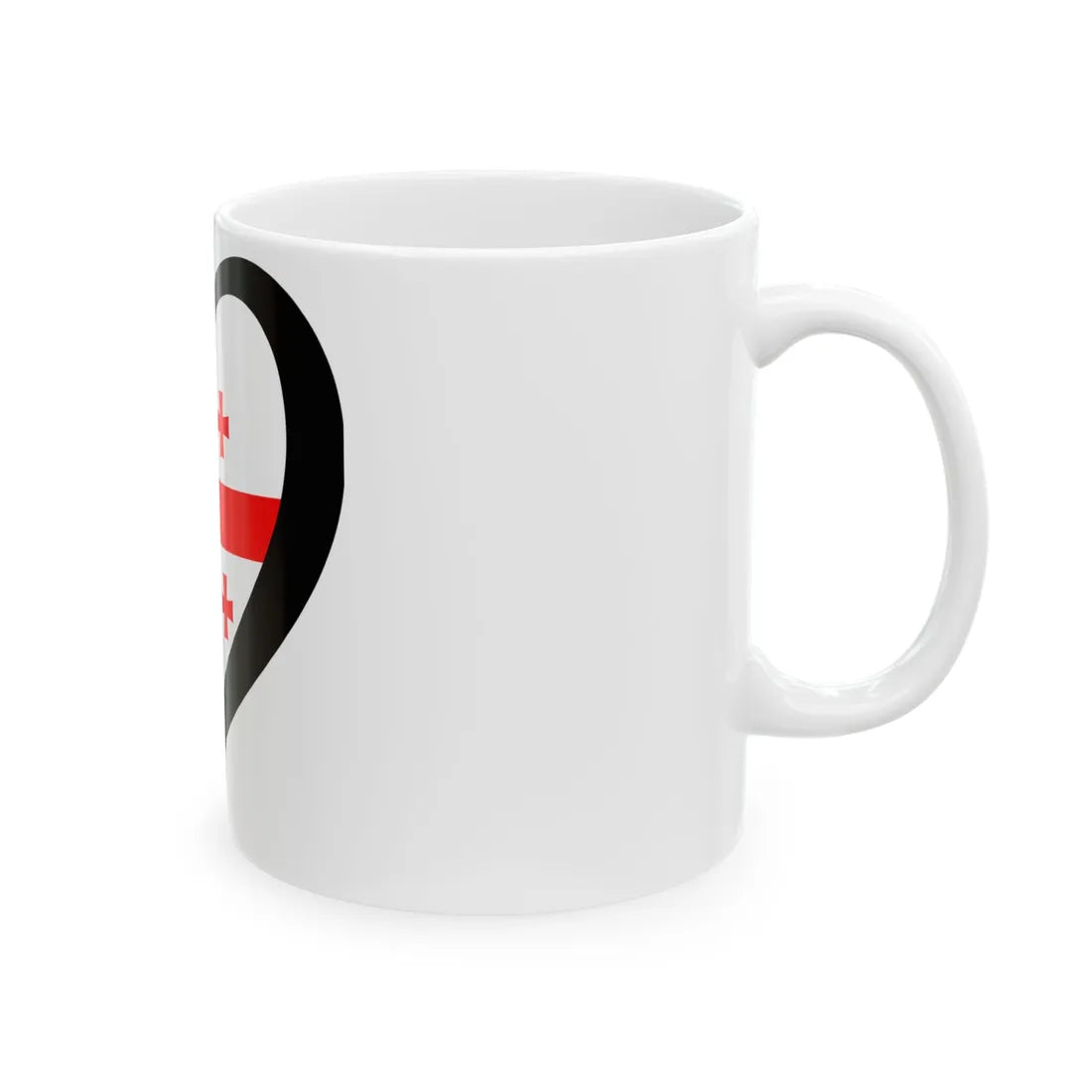 EuroGeorgia (Georgia) White Coffee Mug - Go Mug Yourself