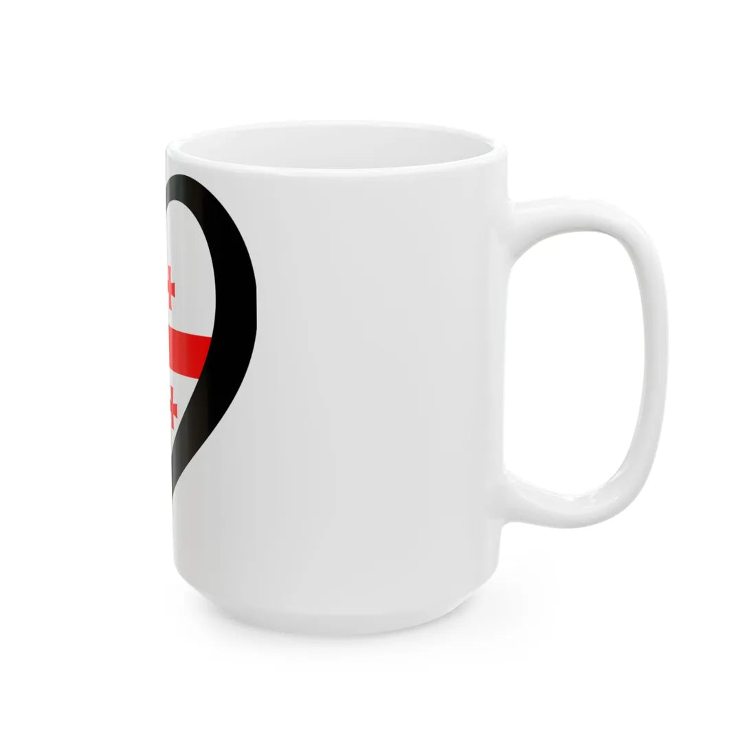 EuroGeorgia (Georgia) White Coffee Mug - Go Mug Yourself