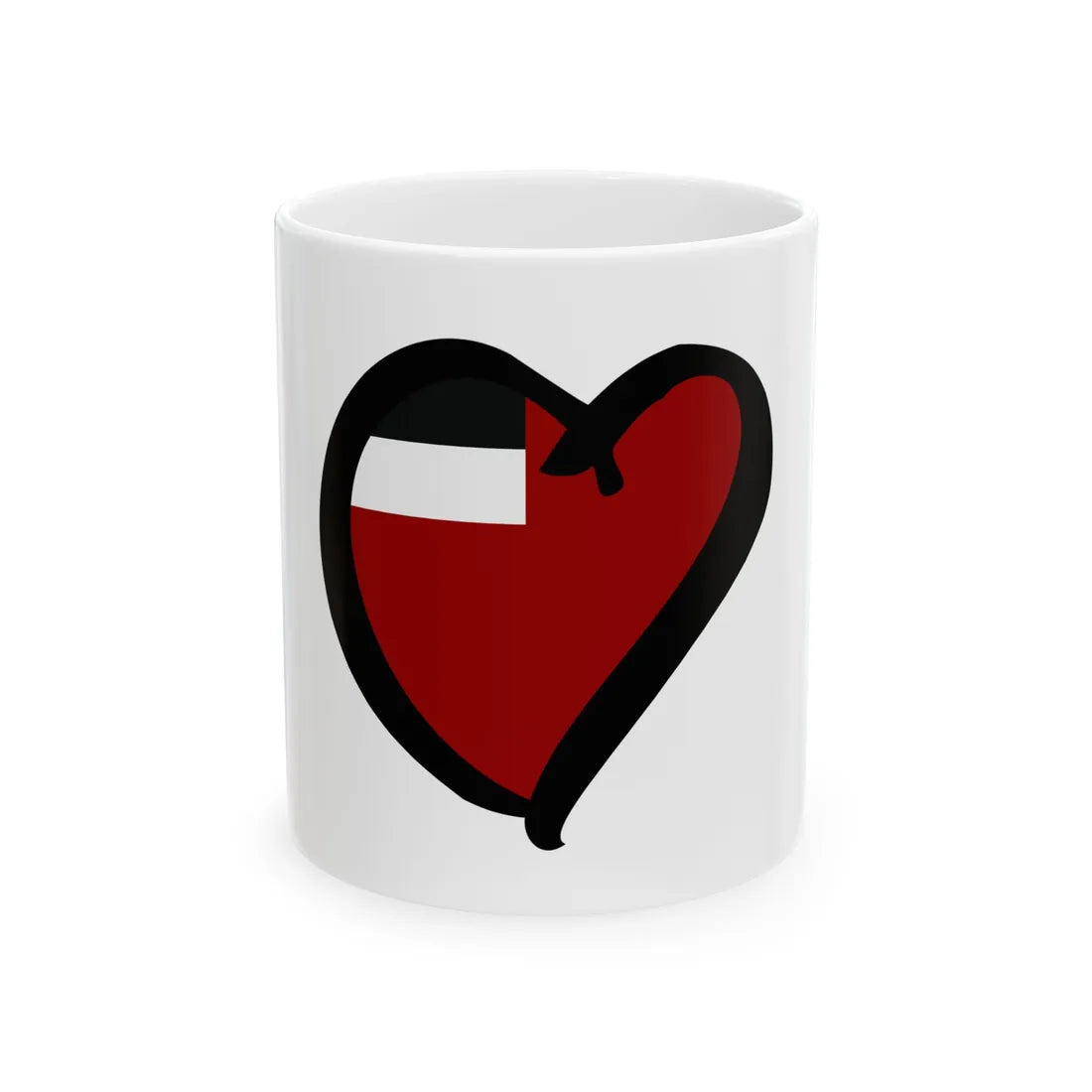 EuroGeorgiaAnterior 1918-1921 1990-2004 (Georgia) White Coffee Mug 11oz - Go Mug Yourself