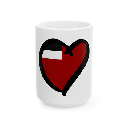 EuroGeorgiaAnterior 1918-1921 1990-2004 (Georgia) White Coffee Mug 15oz - Go Mug Yourself