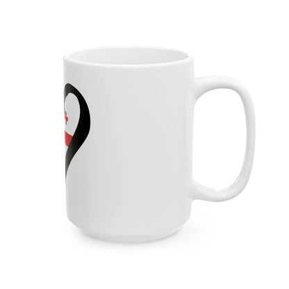 EuroGeorgiaPantoneAnterior (Georgia) White Coffee Mug - Go Mug Yourself
