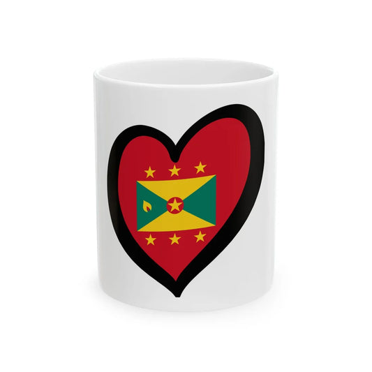 EuroGranada (Grenada) White Coffee Mug 11oz - Go Mug Yourself