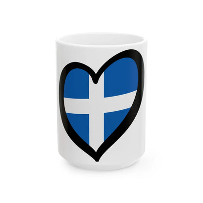 EuroGrecia 1822-1978 (Greece) White Coffee Mug 15oz - Go Mug Yourself