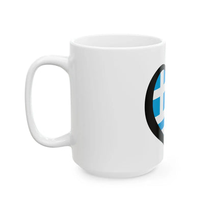 EuroGrecia light colors (Greece) White Coffee Mug - Go Mug Yourself