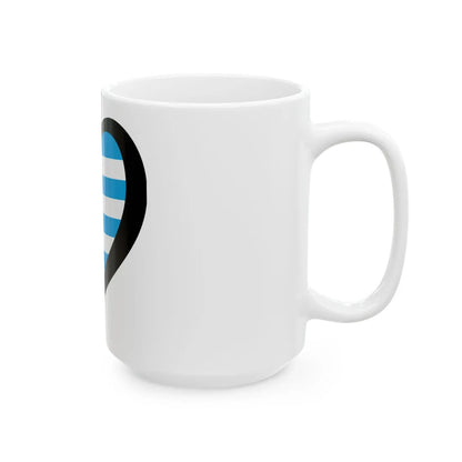 EuroGrecia light colors (Greece) White Coffee Mug - Go Mug Yourself