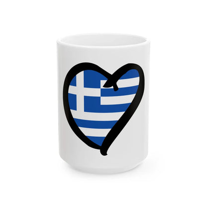 EuroGreciaAnterior alternative (Greece) White Coffee Mug 15oz - Go Mug Yourself