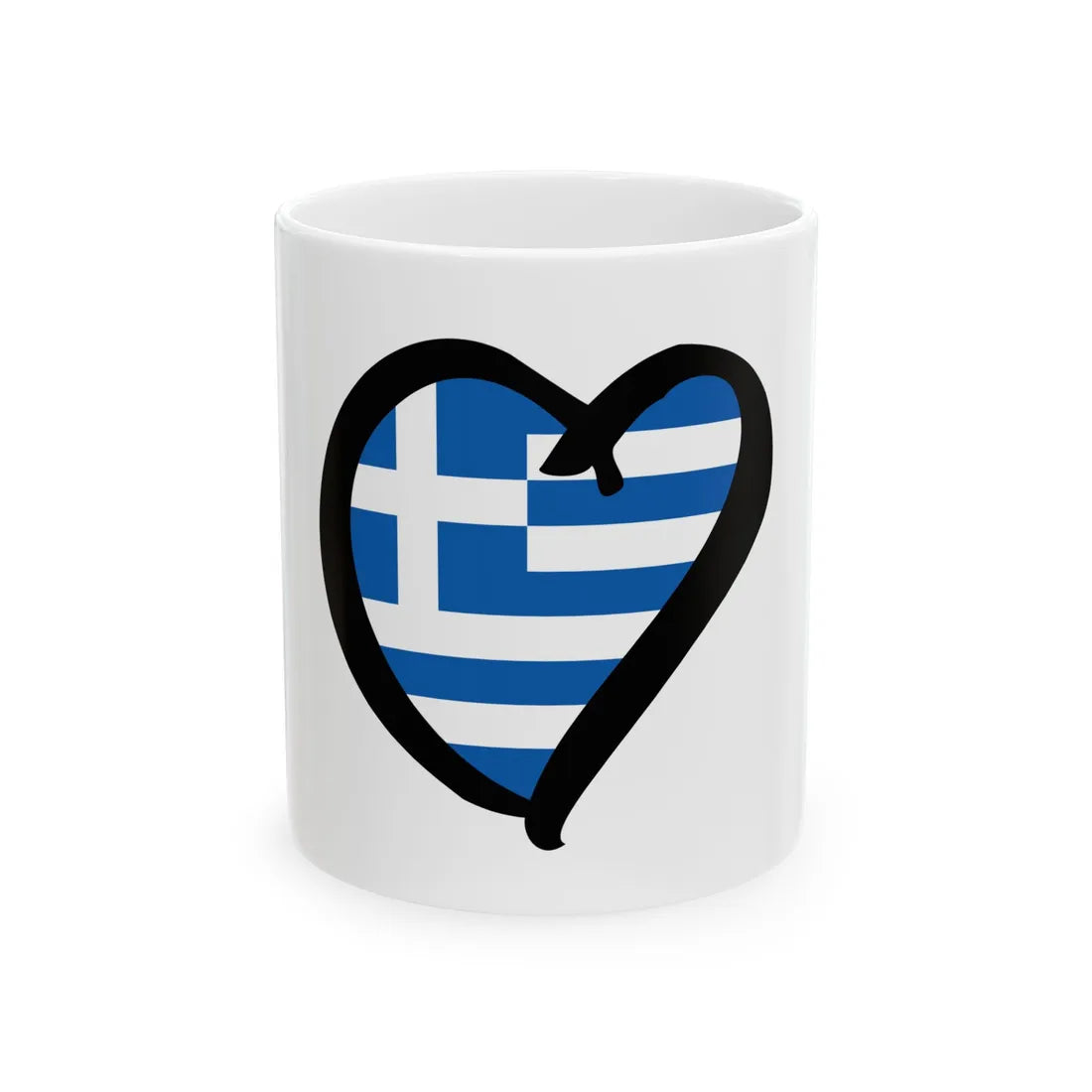 EuroGreciaAnterior (Greece) White Coffee Mug 11oz - Go Mug Yourself