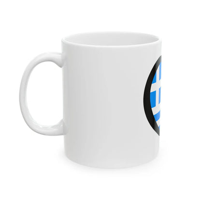 EuroGreciaAnterior sky blue (Greece) White Coffee Mug - Go Mug Yourself