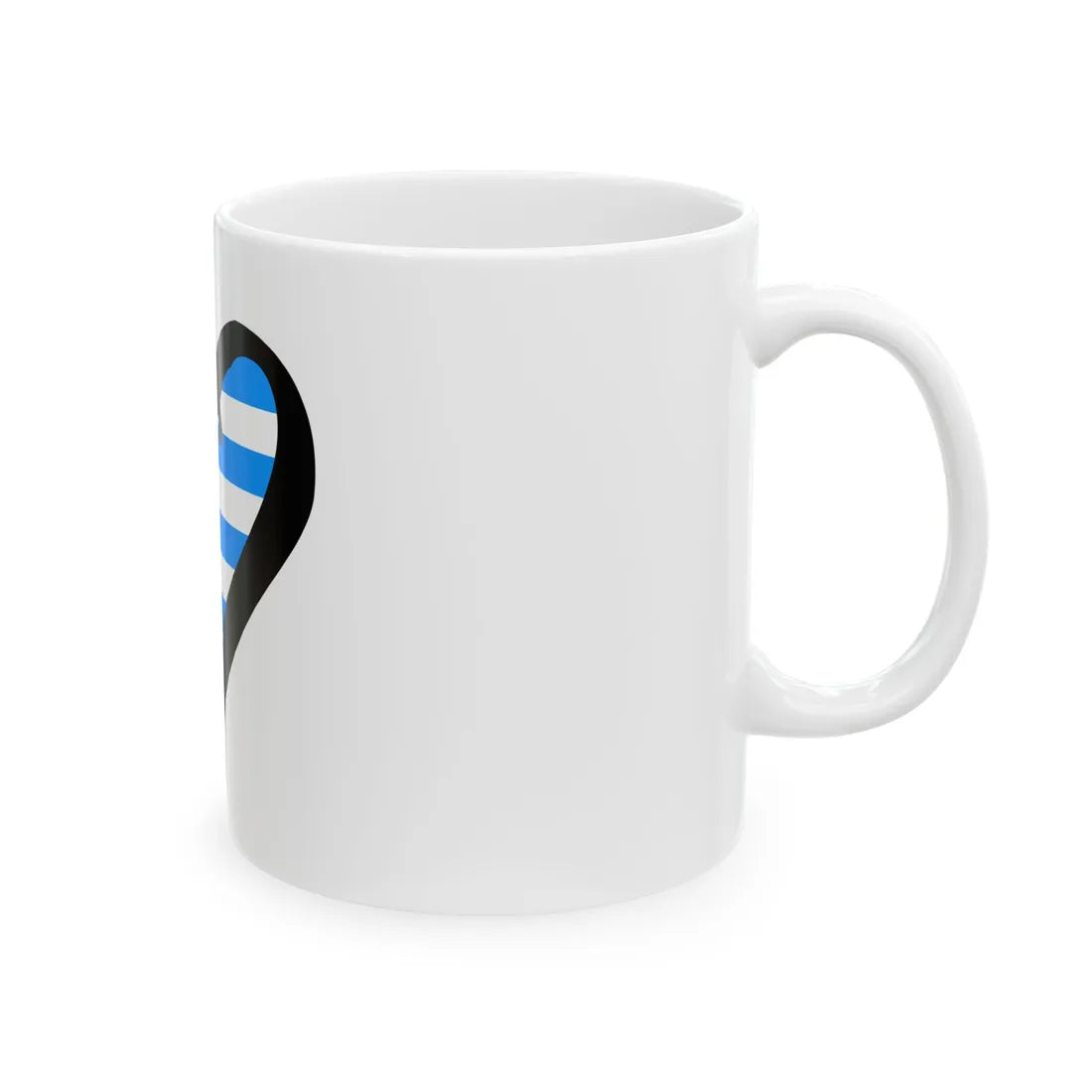 EuroGreciaAnterior sky blue (Greece) White Coffee Mug - Go Mug Yourself