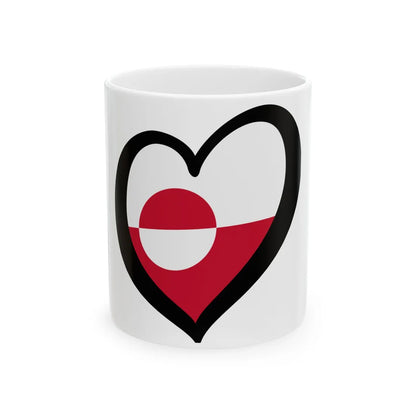 EuroGroenlandia (Denmark) White Coffee Mug 11oz - Go Mug Yourself