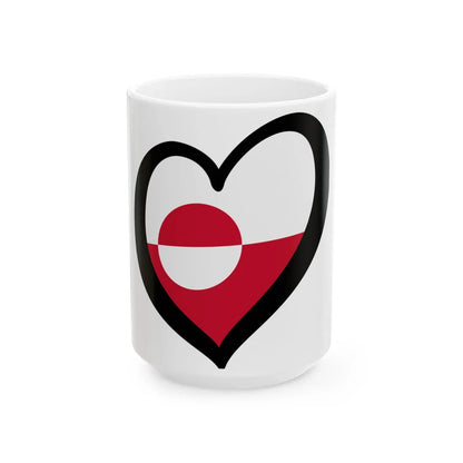 EuroGroenlandia (Denmark) White Coffee Mug 15oz - Go Mug Yourself