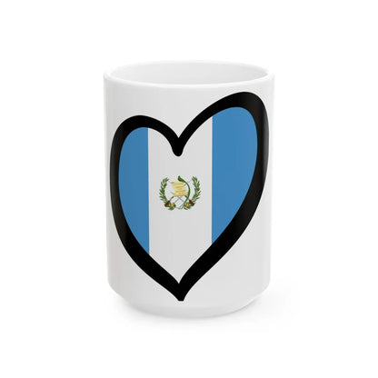 EuroGuatemala (Guatemala) White Coffee Mug 15oz - Go Mug Yourself