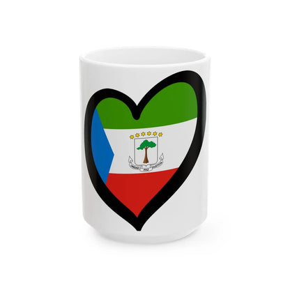 EuroGuinea Ecuatorial (Equatorial Guinea) White Coffee Mug 15oz - Go Mug Yourself