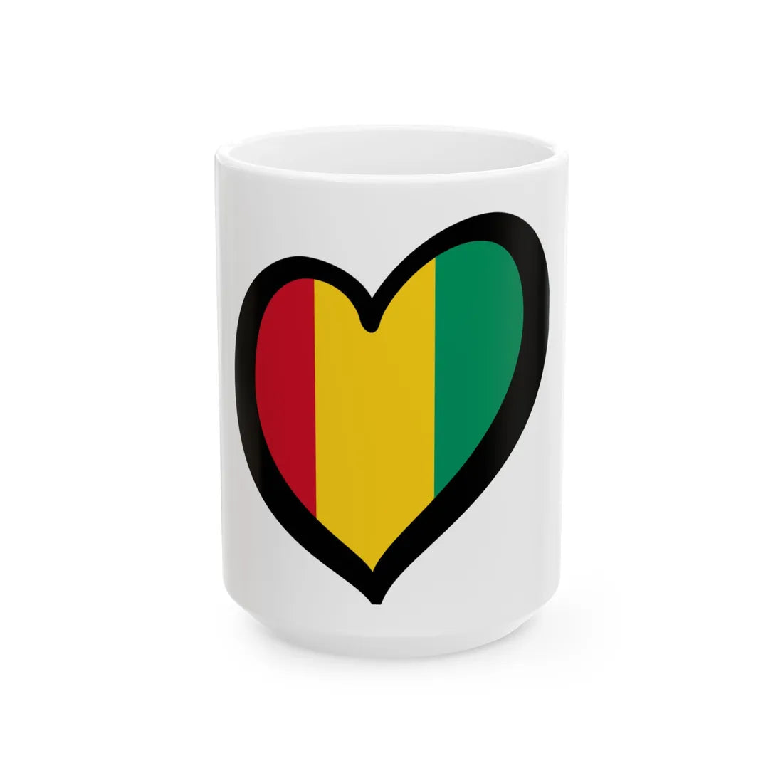 EuroGuinea (Guinea) White Coffee Mug 15oz - Go Mug Yourself