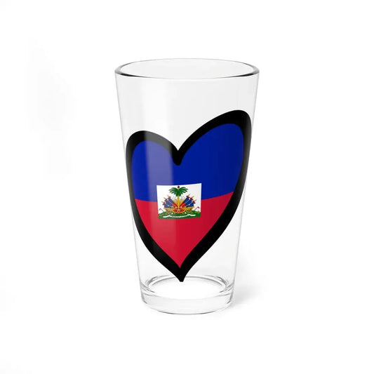 EuroHaití (Haiti) Pint Glass 16oz 16oz - Go Mug Yourself