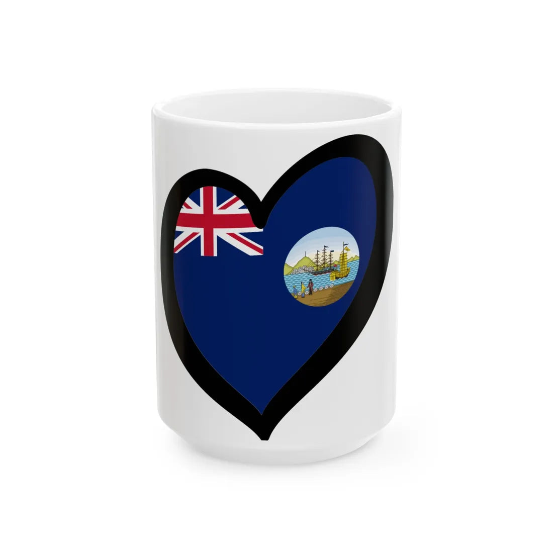 EuroHong Kong 1876-1955 (China) White Coffee Mug 15oz - Go Mug Yourself