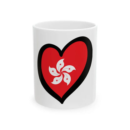 EuroHong Kong (China) White Coffee Mug 11oz - Go Mug Yourself