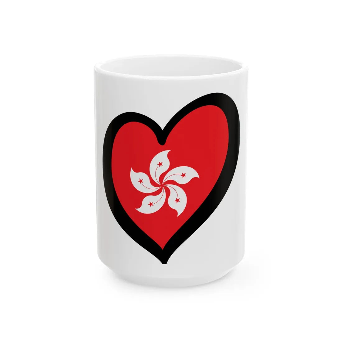 EuroHong Kong (China) White Coffee Mug 15oz - Go Mug Yourself