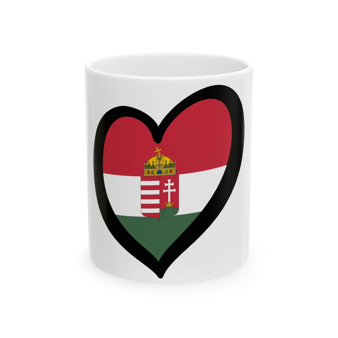 EuroHungria 1869-1874 (Hungary) White Coffee Mug 11oz - Go Mug Yourself