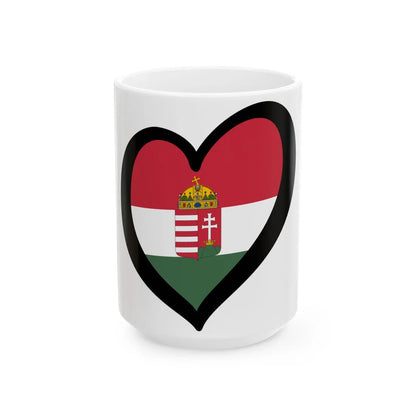 EuroHungria 1869-1874 (Hungary) White Coffee Mug 15oz - Go Mug Yourself