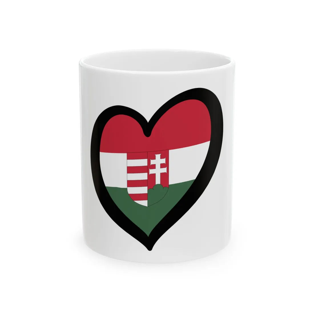 EuroHungria 1918-1919 (Hungary) White Coffee Mug 11oz - Go Mug Yourself