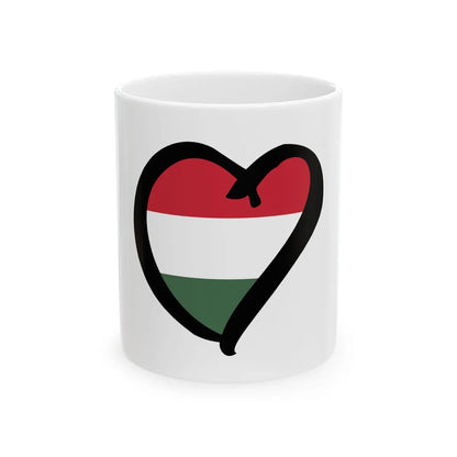 EuroHungriaAnterior (Hungary) White Coffee Mug 11oz - Go Mug Yourself
