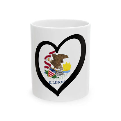 EuroIllinois (United States) White Coffee Mug 11oz - Go Mug Yourself