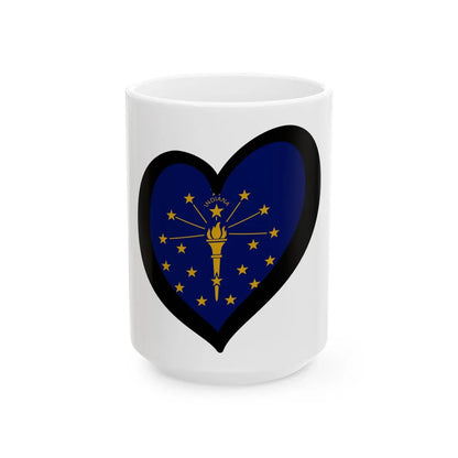 EuroIndiana (United States) White Coffee Mug 15oz - Go Mug Yourself