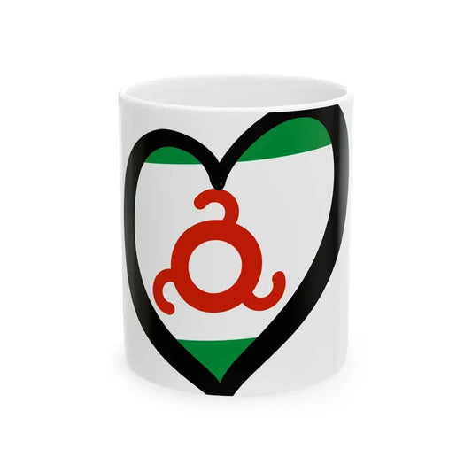 EuroIngusetia (Russia) White Coffee Mug 11oz - Go Mug Yourself