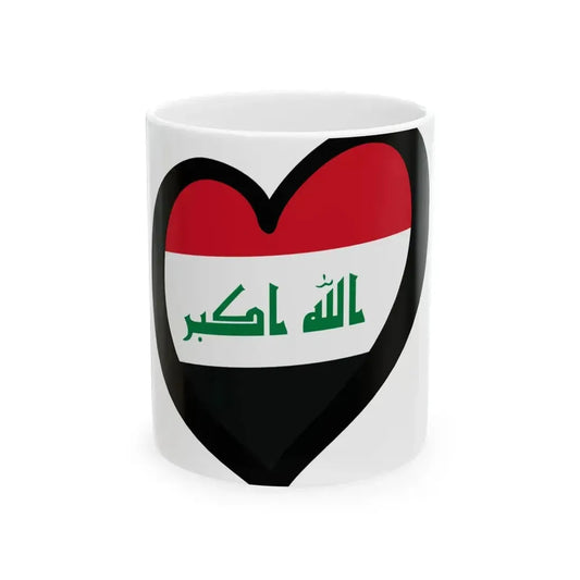EuroIrak (Iraq) White Coffee Mug 11oz - Go Mug Yourself